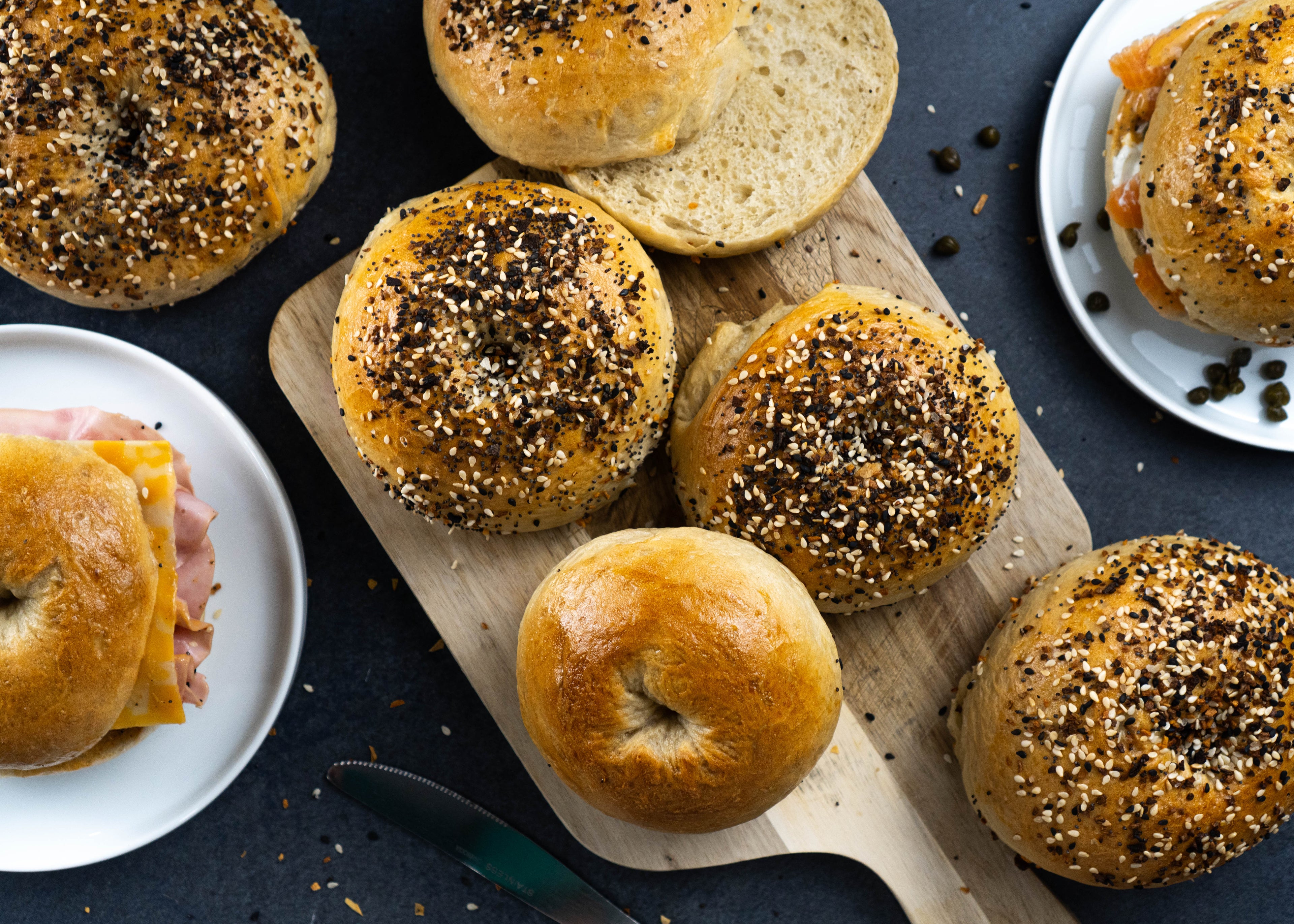 Homemade Bagels (New York-Style)