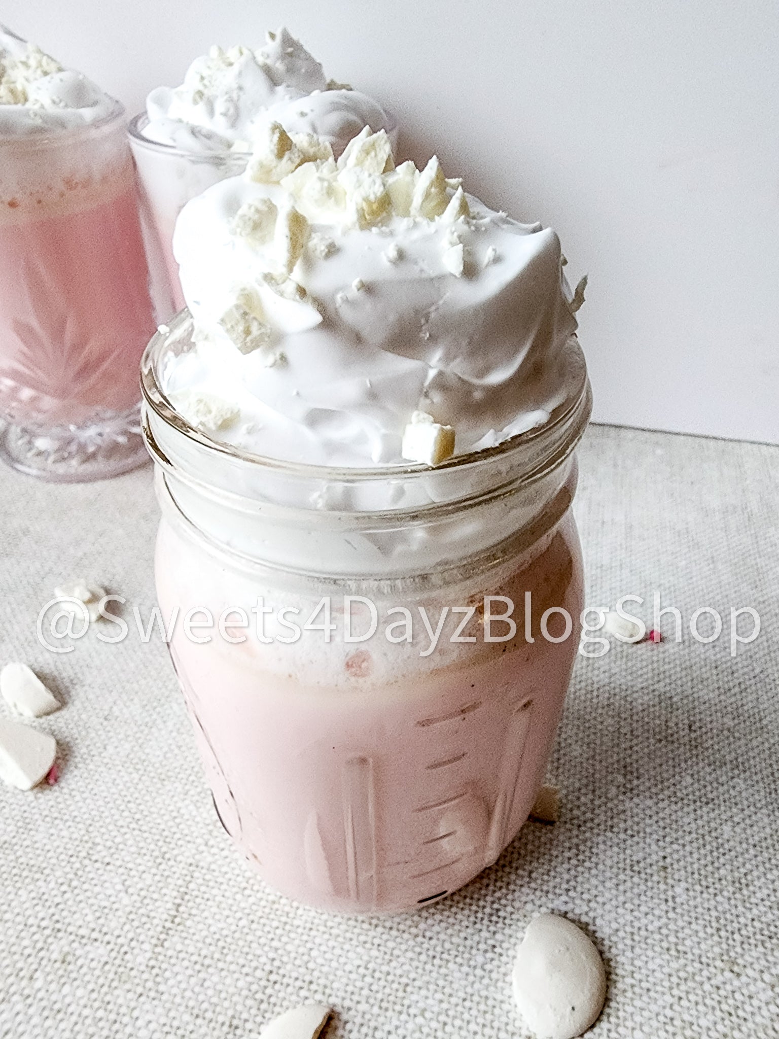 White Hot Chocolate on Linen