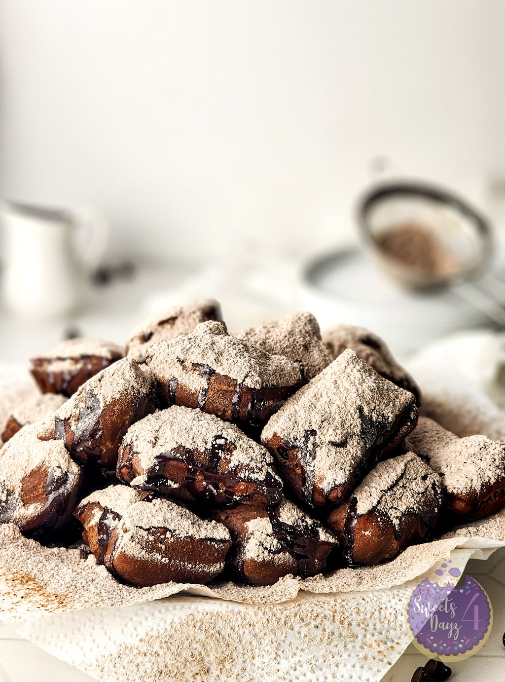 Chocolate Beignets on Rhombus