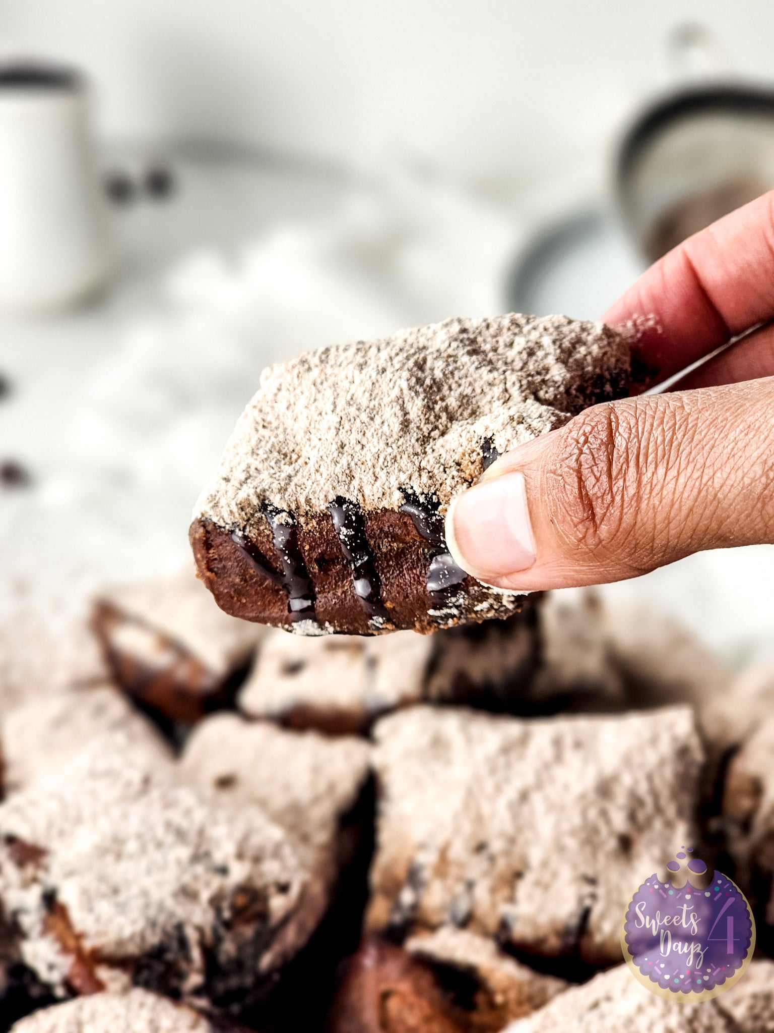 Chocolate Beignets on Rhombus