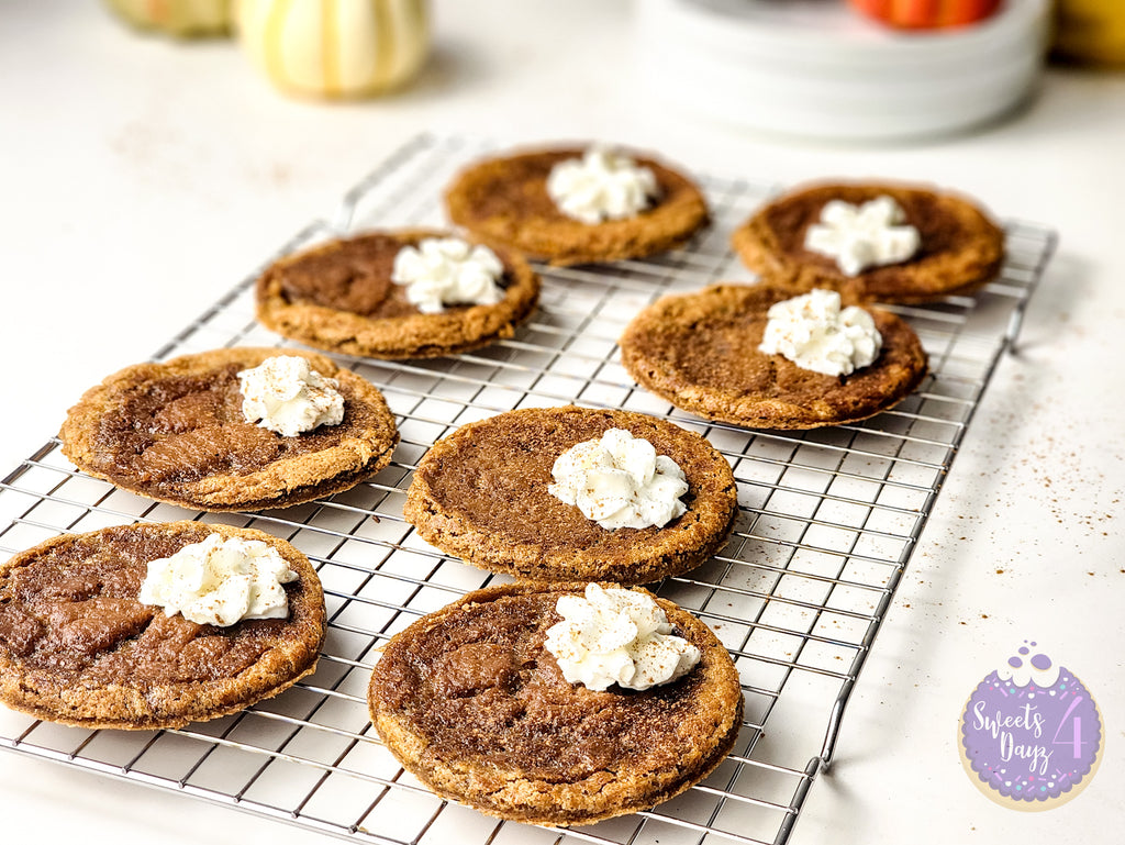 Pumpkin Pie Cookies on White