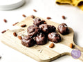 Homemade Almond Joy Bites on White