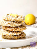 Coconut Lemon Curd Cookies on Rhombus