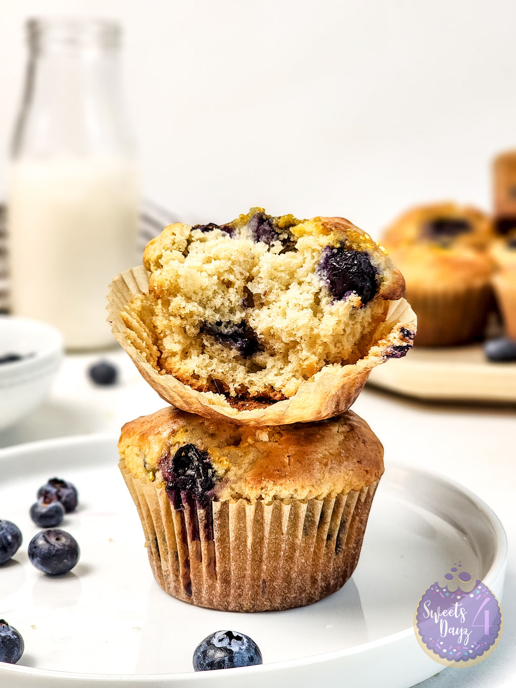 Protein Blueberry Muffins on Rhombus