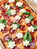 Honey Hot Pepperoni Pizza on White