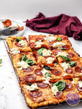 Honey Hot Pepperoni Pizza on Marble